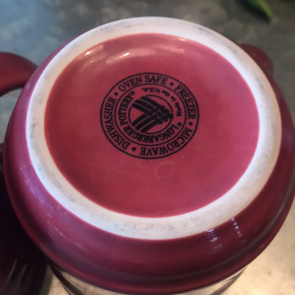 Longaberger Ceramic Mugs